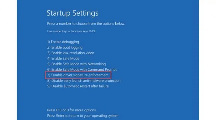 วิธีติดตั้ง Unsigned Driver บนระบบปฏิบัติการ Windows