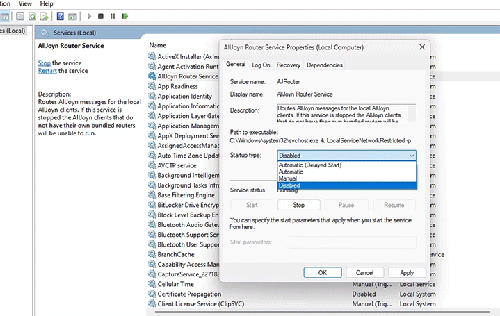 Windows Service ที่สามารถปิดได้ เพื่อช่วยเพิ่มความเร็วให้ Windows