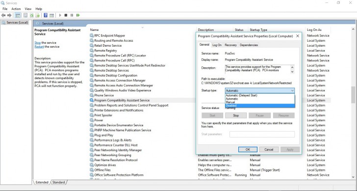 Windows Service ที่สามารถปิดได้ เพื่อช่วยเพิ่มความเร็วให้ Windows