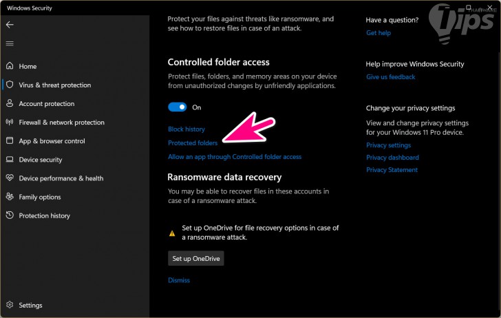 ระบบป้องกันมัลแวร์เรียกค่าไถ่ Ransomware Protection บน Windows ทำงานอย่างไร ?