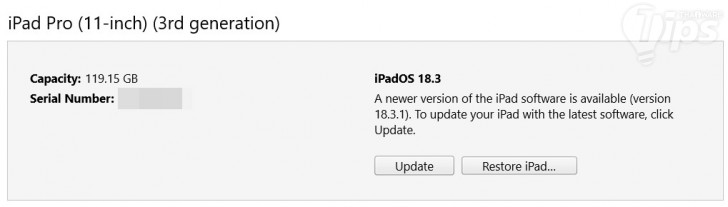 วิธีอัปเดต iOS 18.3 และ iPadOS 18.3 ผ่าน OTA หรือ iTunes มีลิงก์ดาวน์โหลดตรง