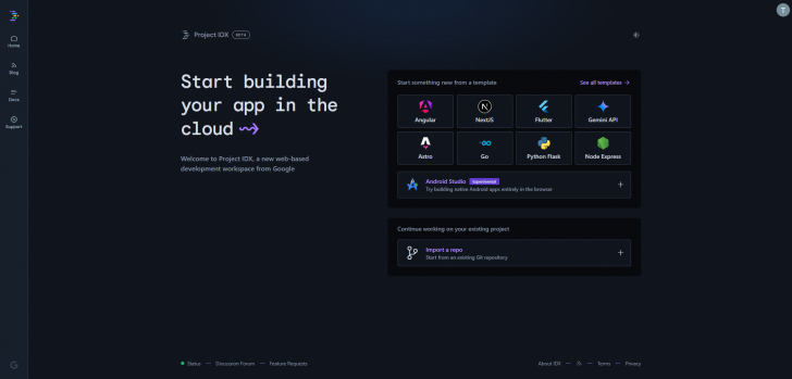 Project IDX คืออะไร ? พามาดูแพลตฟอร์มเขียนโค้ดออนไลน์ จาก Google Project IDX คืออะไร ? พามาดูแพลตฟอร์มเขียนโค้ดออนไลน์ จาก Google