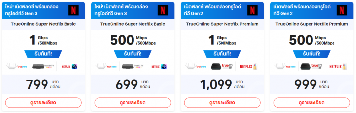 เน็ตบ้านค่ายไหนดี ? ดูโปรโมชันเน็ตบ้าน AIS 3BB Fibre 3 / True Online / NT Broadband & C Internet