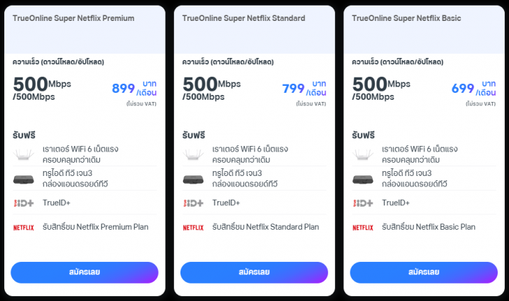 เน็ตบ้านค่ายไหนดี ? ดูโปรโมชันเน็ตบ้าน AIS 3BB Fibre 3 / True Online / NT Broadband & C Internet